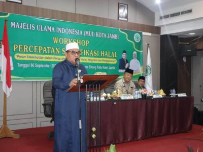MUI Kota Jambi Perkuat Percepatan Sertifikasi Halal Lewat Workshop Bersama Ormas Islam