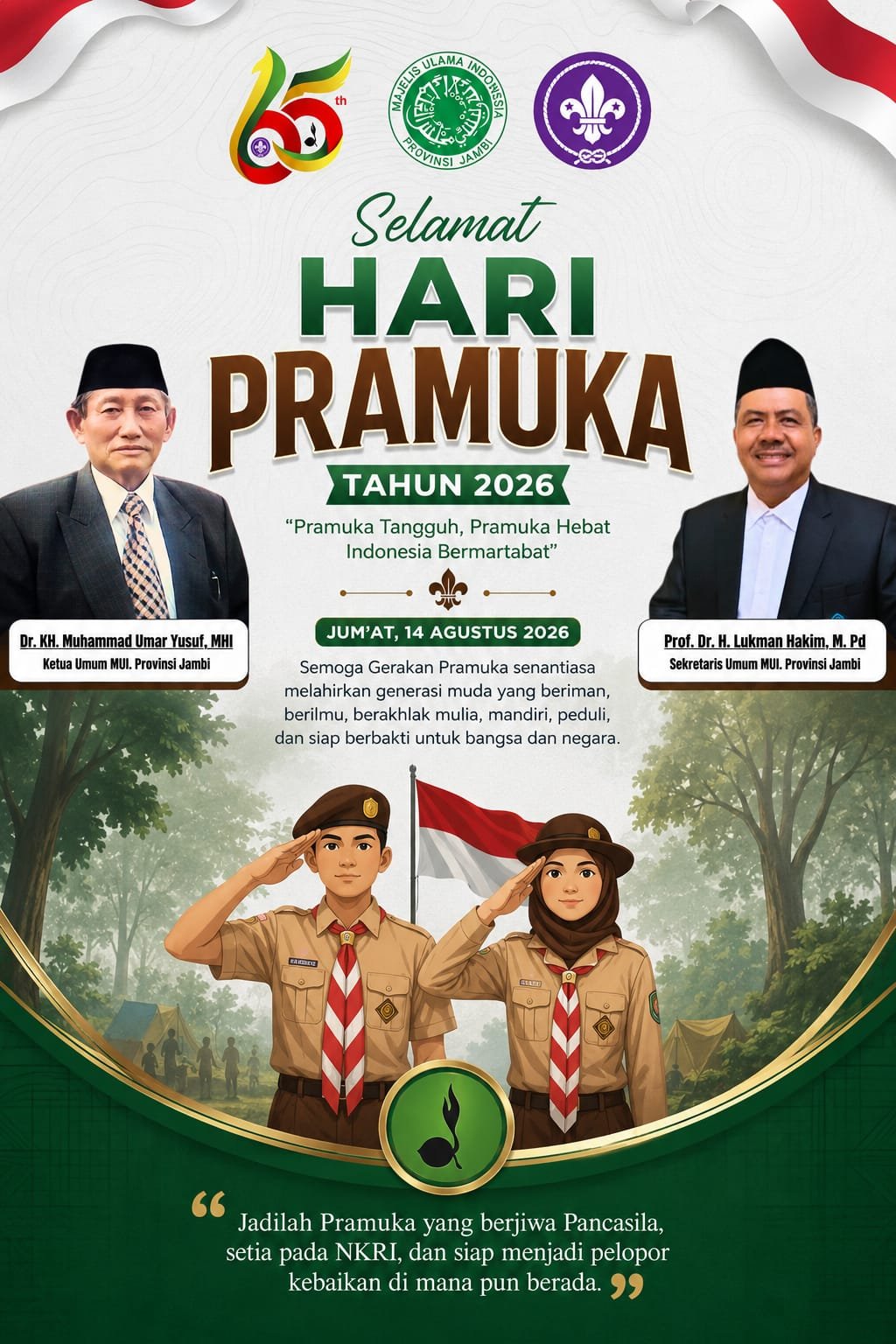 Hari Pramuka 2026 MUI Jambi